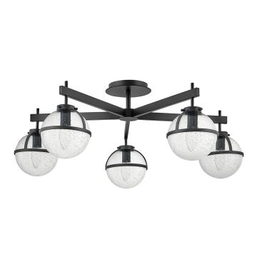 Hinkley Lighting Hollis HK-HOLLIS-5-C-BK Таванна лампа 5x40 W/E14 ip44