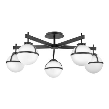 Hinkley Lighting Hollis HK-HOLLIS-5-O-BK Таванна лампа 5x40 W/E14 ip44