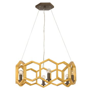 Hinkley Lighting MOXIE HK-MOXIE6-P-SSG Висяща лампа 6x60W/E14