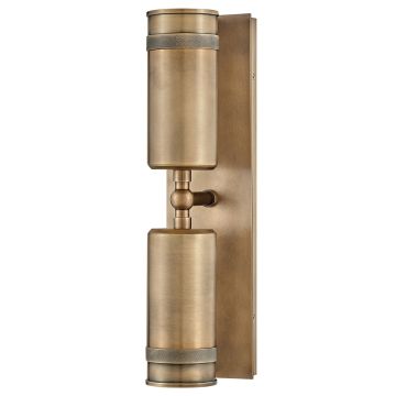 Hinkley Pratt HK-PRATT-2LT-SPOT-HB Светильник за стена 2x8W/GU10 3000K 560lm ip44