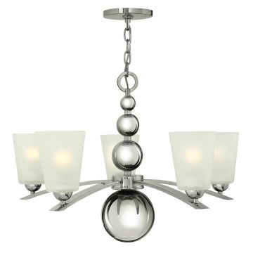 Hinkley Lighting ZELDA HK-ZELDA5-PN Люстра 5x60W/E27