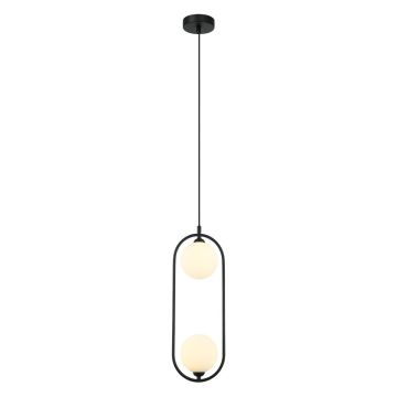 Italux LUPUS PND-3965-2-BK Висяща лампа 2x25W/G9 IP20