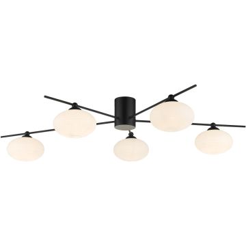 Dar Lighting Jasper JAS5422 Таванна лампа 5x25w/g9
