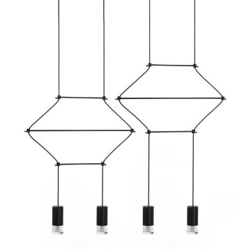 King Home FLUSSO LINE JD0032-4P Висяща лампа 4x3W/G9 3000K 960LMLM IP20