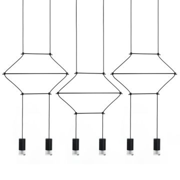 King Home FLUSSO LINE JD0032-6P Висяща лампа 6x3W/G9 3000K 1440LM IP20