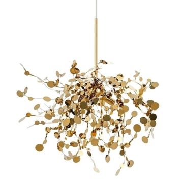 King Home MONETE SINGLE JD8653-1.GOLD Висяща лампа 3x30W/G9 IP20