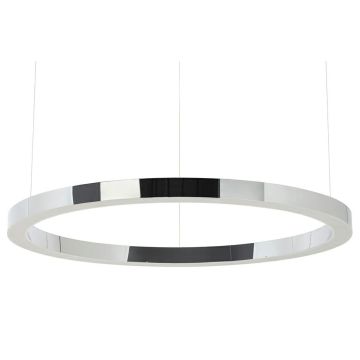 King Home RING JD8169-100.SILVER Висяща лампа 1x75W/LED 3000K 6000LM IP20