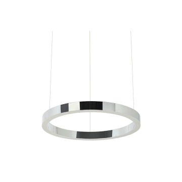 King Home RING JD8169-40.SILVER Висяща лампа 1x25W/LED 3000K 2000LM IP20