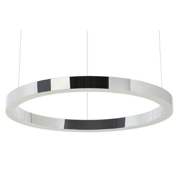 King Home RING JD8169-80.SILVER Висяща лампа 1x50W/LED 3000K 4000LM IP20