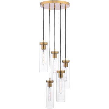 Dar Lighting Jodelle JOD0563 Висяща лампа 5x40w/e27