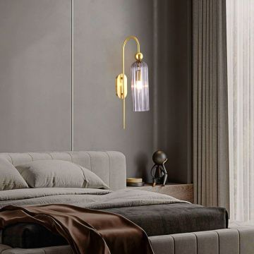 Light Prestige Piega LP-939/1W smoked Светильник за стена 1x40W/E14 IP20