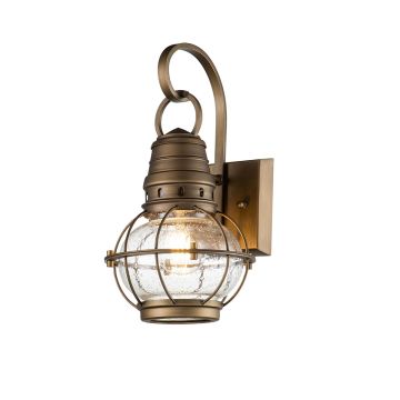 Kichler Bridgepoint KL-BRIDGEPOINT-S-NBR Светильник за стена 1x60W/E27 IP44