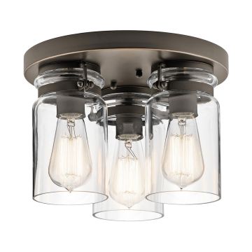 Kichler BRINLEY KL-BRINLEY-F-OZ Таванен светилник 3x60W/E27