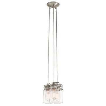 Kichler BRINLEY KL-BRINLEY3-NI Висяща лампа 3x60W/E27