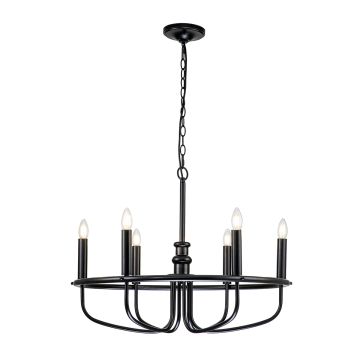 Kichler Capitol Hill KL-CAPITOL-HILL6-BLK Люстра 6x40 W/E14