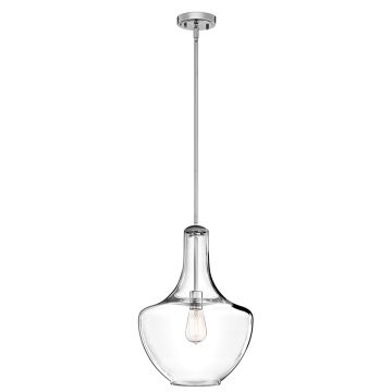 Kichler EVERLY KL-EVERLY-P-M-CH Висяща лампа 1x60W/E27