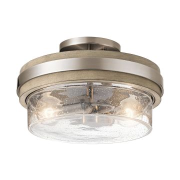 Kichler Grand Bank KL-GRAND-BANK-SF Таванен светилник 2x60W/E27 IP20