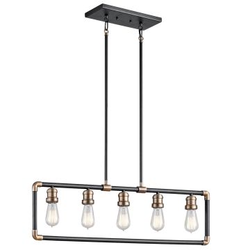 Kichler IMAHN KL-IMAHN-ISLE Висяща лампа 5x60W/E27