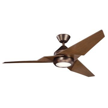 Kichler Jade KLF-JADE-60-BB Вентилатор 1x18W/LED 3000K 1670 lm IP20