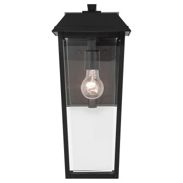 Kichler Mathus KL-MATHUS2-M-BK Светильник за стена 1x60W/E27 ip44
