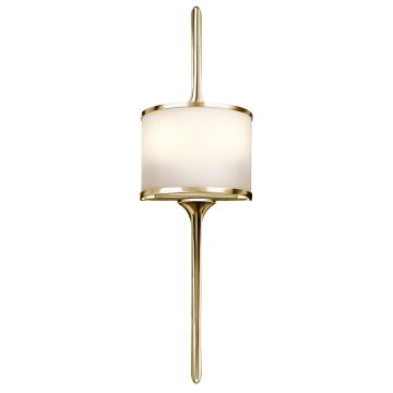 Kichler MONA KL-MONA-S-PB Светильник за стена 2x3,5W/G9 320LM IP44