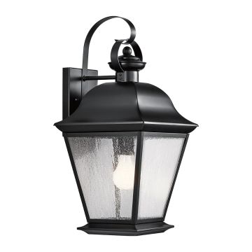 Kichler Mount Vernon KL-MOUNT-VERNON2-L-BK Светильник за стена 1x60W/E27 ip44