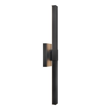Kichler Nocar KL-NOCAR-L-BK Светильник за стена 1x39W/LED 3000K 1800lm IP44