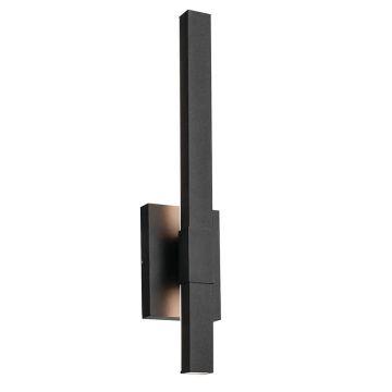 Kichler Nocar KL-NOCAR-M-BK Светильник за стена 1x20W/LED 3000K 1150lm IP44