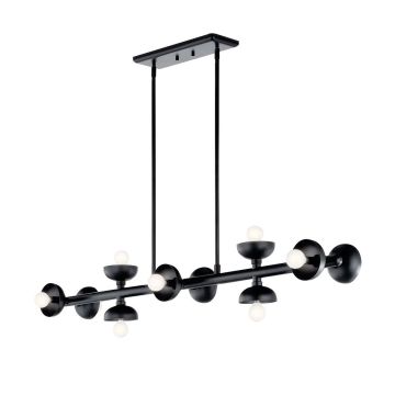 Kichler Palta KL-PALTA-LP10-BK Висяща лампа 10x40W/E14 IP20