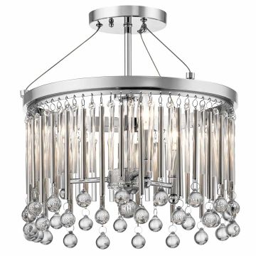 Kichler Piper KL-PIPER-SF-PC Таванна лампа 3x60W/E14