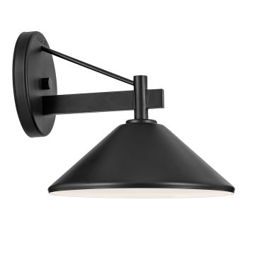 Kichler Ripley KL-RIPLEY2-M-BK Светильник за стена 8W/LED 3100K 813lm ip44