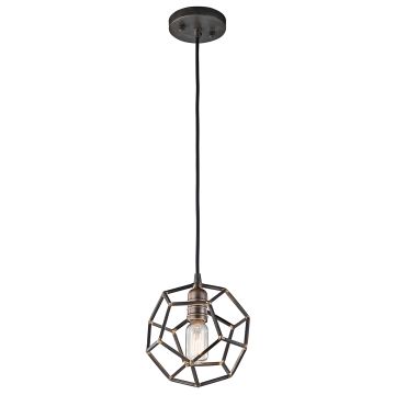 Kichler ROCKLYN KL-ROCKLYN-MP-RS Висяща лампа 1x60W/E27