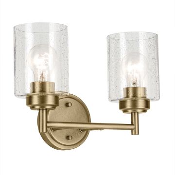 Kichler Winslow KL-WINSLOW-2W-NBR Светильник за стена 2x60W/E27 IP20