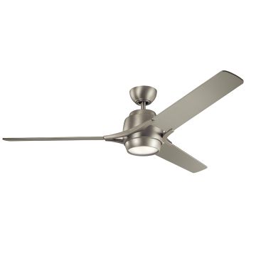 Kichler Zeus KLF-ZEUS-60-BN Вентилатор 1x10W/LED 3000K 1116 lm IP20