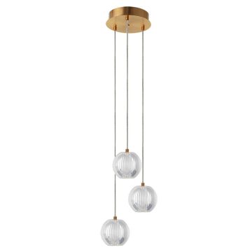 Light Prestige Brillant LP-3303/3P GD Висяща лампа 3x11W/LED 1080lm IP20