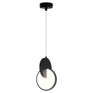 Light Prestige Circlo LP-1311/1P BK Висяща лампа 1x8W/LED 3000K|4000K|6000K 843lm IP20