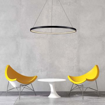 Light Prestige Ring LP-909/1P M BK CCT Висяща лампа 1x48W/LED 3000K 2400 lm IP20