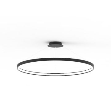 Zuma Line CIRCLE LA0722/1 - BK Висяща лампа 1x70W/LED 3000K 7820LM