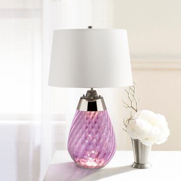 Elstead Lighting LENA SMALL LENA-TL-S-PLUM-OWSS Масичка лампа 1X7W/GU10+1x60W/E27