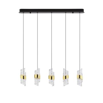 Luces Exclusivas PAITA LE44352 Висяща лампа 5x41W/led 3000k IP20 3355lm