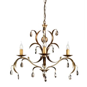 Elstead Lighting LILY LL3-ANT-BRZ Люстра 3x60W/E14