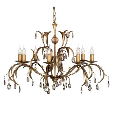 Elstead Lighting LILY LL8-ANT-BRZ Люстра 8x60W/E14