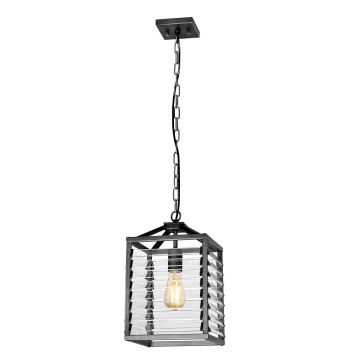 Elstead Lighting Louvre LOUVRE-1P Висяща лампа 1x60W/E27