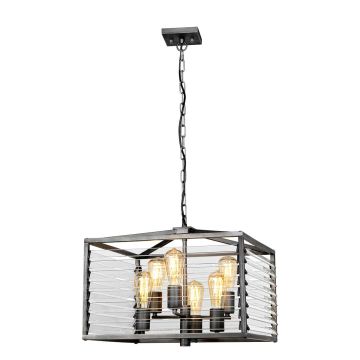 Elstead Lighting Louvre LOUVRE-6P Висяща лампа 6x60W/E27