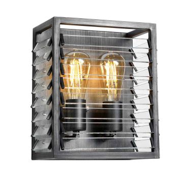 Elstead Lighting Louvre LOUVRE2 Светильник за стена 2x60W/E27
