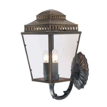 Elstead Lighting MANSION HOUSE MANSION-HOUSE-WB1-BR Светильник за стена 3x60W/E14 IP44