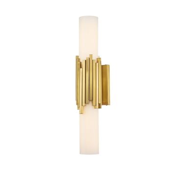 Elstead Lighting Marvele MARVELE-2WB-AB-OPAL Светильник за стена 2x4W/G9 3000K 800lm IP44