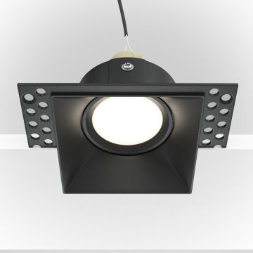 Maytoni DOT DL042-01-SQ-B Вградено спот светило 1x50W/GU10 IP20