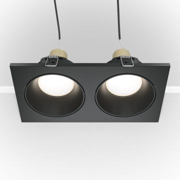 Maytoni ZOOM DL033-2-02B Вградено спот светило 2x50W/GU10 IP65