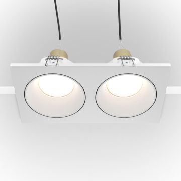 Maytoni ZOOM DL033-2-02W Вградено спот светило 2x50W/GU10 IP65